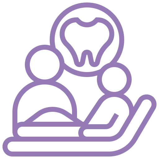 Family smiling after checkup